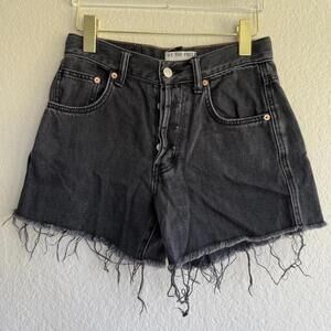 FREE PEOPLE frayed mom jeans